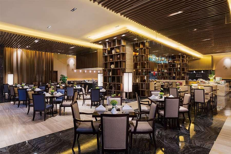 Wanda Realm Bengbu Hotel Restoran gambar